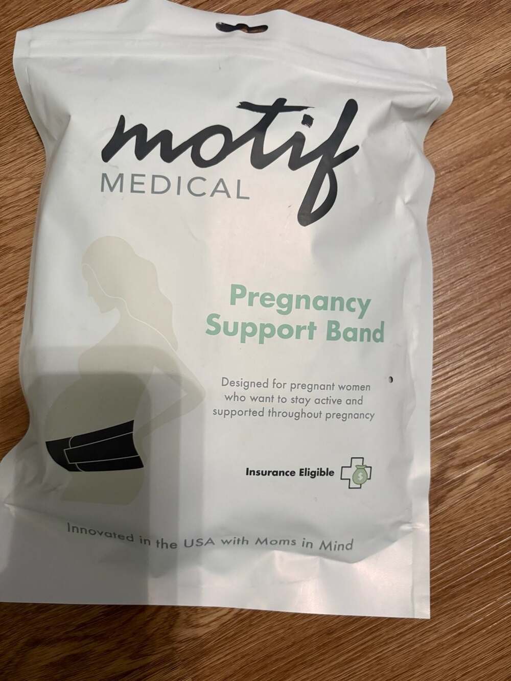 Motif Medical Pregnancy Support Band White Medium AAA0016-03